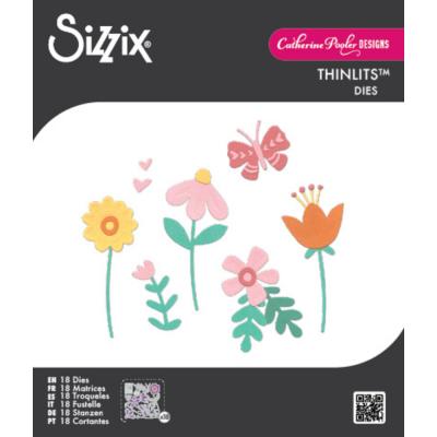 Sizzix Catherine Pooler Die Set - Friendly Florals